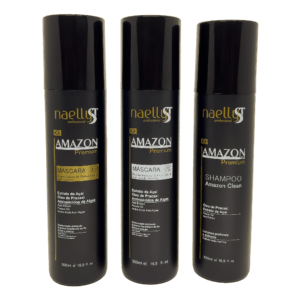Kit Definitiva Liso Extremo Amazon Premium Naelly ST 500ml